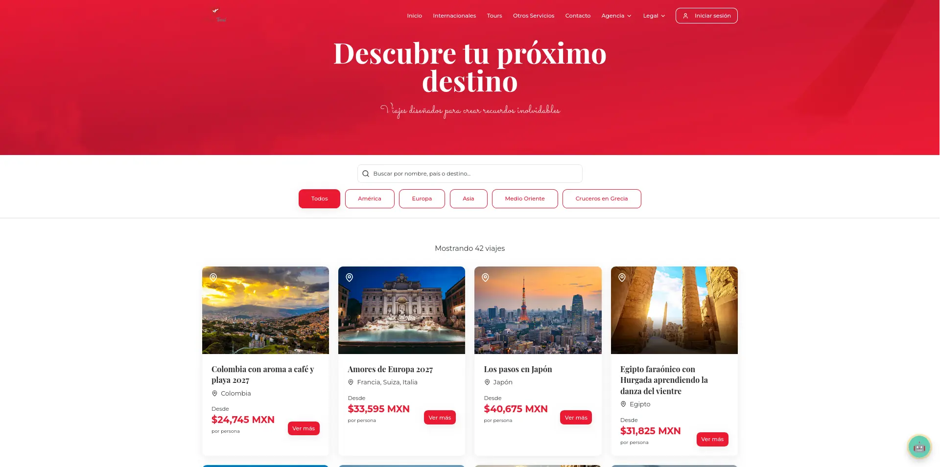 Imagen del proyecto Reservas de Viajes